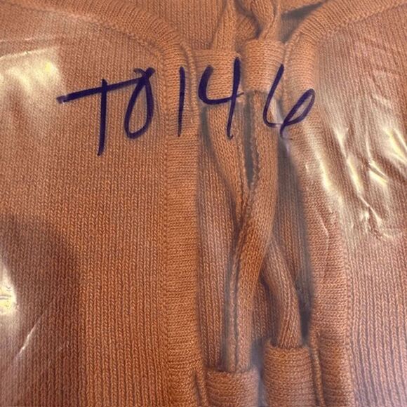 GoodTimesUSA Burnt Orange Copper Stretch Midi Dress Cut Outs Laced Front Size 3X - Picture 13 of 13